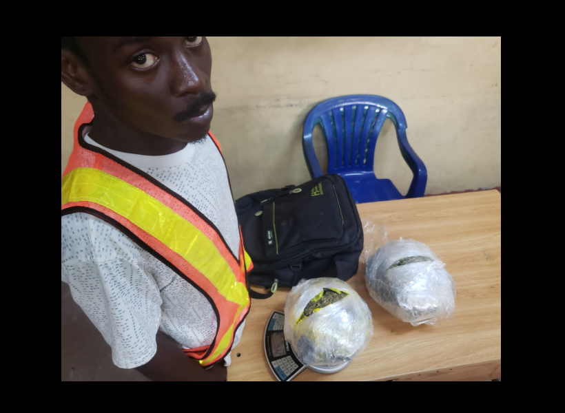 Electrician caught with 2kg of ganja at Berbice Bridge | Guyana Standard