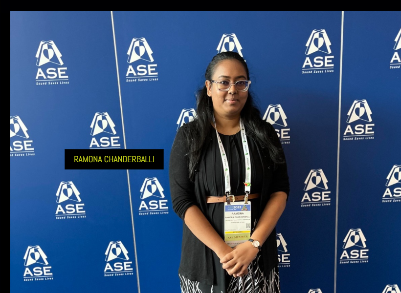 Guyana’s first cardiac sonographer leads representation at ASE